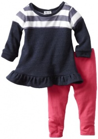 Splendid Littles Baby-girls Infant Boston Active Tunic Set, Navy, 18-24 Months