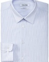 Calvin Klein Men's Regular Fit Mini Check Dress Shirt