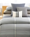 Calvin Klein Maldives Jagged Grid Standard Sham Tin