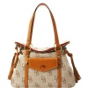 Dooney & Bourke Signature Jacquard The Smith Bag, Brown