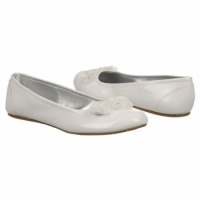 Jessica Simpson Kallie Ballet Flat (Little Kid/Big Kid),White,5 M US Big Kid