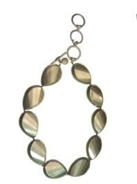 Gold Tone Pebble Design Necklace