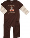 Carter's Mommy's Little Hunk Coverall (Sizes 3M - 9M) - brown, 9 months