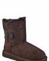 UGG Australia Infants' Bailey Button Toddler Suede Boots,Chocolate,9 Child US