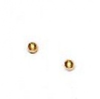 14k Yellow 2mm Polished Ball Post Stud Earrings - JewelryWeb