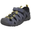 Sperry Top-Sider Kids' Wet Tech Fisherman Sandal,fish navy/Yellow,6 M Big Kid