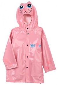 Western Chief Toddler/Little Kid Kitty Raincoat,Pink,5-6 Little Kid