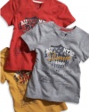 GUESS Kids Boys Little Boy Authentic Denim Co. Tee, GREY HEATHER (7)