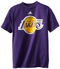 NBA Los Angeles Lakers Youth 8-20 Short Sleeve T-Shirt Team Logo, Medium, Purple