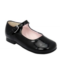 Give her feet star treatment with these classically cute Mary Jane shoes from Nina.