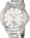 Vince Camuto Women's VC/5049SVSV Round Swarovski Crystal Accented Silver-Tone Bracelet Watch