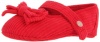 Ralph Lauren Layette Jayde Bow Crib Shoe  (Infant/Toddler),Red,1 M US Infant