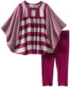 Little Ella Baby-Girls Infant Hazel Tunic Set, Plum, 18-24