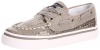 Sperry Top-Sider Girls Bahama (CG) Boat Shoe (Toddler/Little Kid),Pewter,10.5 M US Little Kid