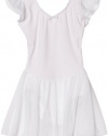 Capezio Girls 2-6x Flutter Sleeve Dress Leotard