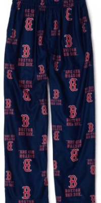 MLB Infant/Toddler Boys' Boston Red Sox Printed Pant, Navy, Small (2T)