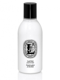 This fluid yet generous lotion combines the moisturizing properties of orange blossom water with the essential fatty acids of organic sweet almond oil and the nourishing virtues of macadamia nut. It leaves the skin deliciously soft, soothed and supple. Does not contain parabens, sythetic coloring agents and sulfates. Transparent squeeze bottle with black Bakelite cap. 6.8 oz. 