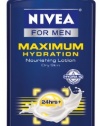 Nivea For Men Maximum Hydration 3 In 1 Moisturizer Body, Face and Hands, 13.5 Ounce