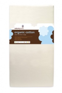 Naturepedic No Compromise Organic Cotton Classic 150 Seamless Dual Firmness Crib Mattress