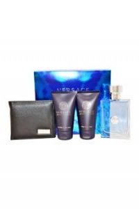 Versace Versace Pour Homme Men Giftset (Eau De Toilette, Shampoo, Shower Gel, Wallet)