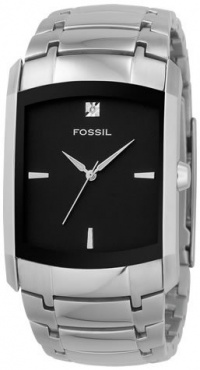 Fossil Men's FS4156 Stainless Steel Bracelet Black Analog Dial Watch