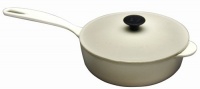 Le Creuset Enameled Cast-Iron 2-1/4-Quart Saucier Pan, Dune