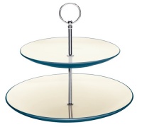 Noritake Colorwave Blue Two Tier Hostess Tray