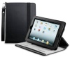 GreatShield Bezz Microsuede Protective Case for The New iPad 3rd & 4th Gen, Apple iPad 2, iPad 3 3rd / 4 4th Generation, iPad HD AT&T Verizon 4G LTE - Black