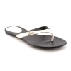 Gucci 247537 Open Toe Flip Flops Sandals Shoes White Womens