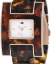 Tommy Hilfiger Women's 1781166 Fashion Tortoise H Inspired Logo Case Watch