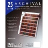 Archival Storage Sheets 35-7B25 for 35mm Film Negatives 7 Strips 25 Pack