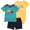 Carters Boys Newborn-6 Months 3 Piece Truck ''Daddy's Tough Guy'' Shorts Set