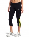 adidas Women's Response Drei Streifen Three-Quarter Tight