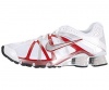 Nike Mens Shox Roadster Running Shoe White/Red Size 9