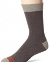 Pact Men's Recycled Brown Crew Sock