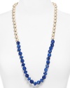 Gorgeous gobstopper gems make this kate spade new york necklace a total knockout. It's a simple shape - a classic strand - but one that packs an added punch in surprising shades.