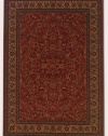 Couristan 3791/4872 EVEREST Isfahan 94-Inch by 132-Inch Polypropylene Area Rug, Crimson