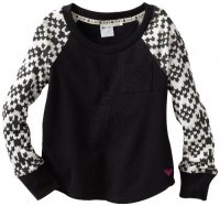 Roxy Kids Girls 7-16 Cocoa Shirt, True Black, Medium