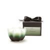 This elegantly scalloped D.L. & Co. candle contains a lush fragrance blend of hemlock, black pine, cedar, Italian cypress and oak moss. Comes in an exquisite black ribboned box for the perfect gift.