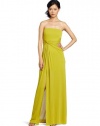 BCBGMAXAZRIA Women's Maryanne Strapless Gown, Dill, X-Small