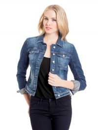 GUESS Brittney Denim Jacket in Rydell Wash, RYDELL WASH (XS)