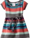 Roxy Kids Baby-Girls Infant Crash Landing Dress, Castlerock Stripe, 24 Months