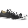 Converse Chuck Taylor All Star Lo Top Slim Black Leather men's 6.5/ women's 8.5