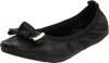 Cole Haan Kids Party Ballet Flat (Toddler/Little Kid/Big Kid),Black,4 M US Big Kid