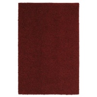 Townhouse Rugs Trendy Brick Red 5-Feet  by 8-Feet  Shag Rug