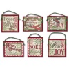 Dimensions Needlecrafts Counted Cross Stitch, Christmas Sayings Ornaments