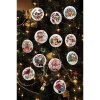 Janlynn Corp. Counted Cross Stitch Kit, Holiday Ornament Favorites, Set of 12