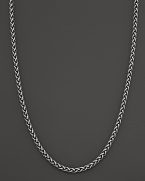 This slim sterling silver rope chain is the perfect backdrop for your favorite pendant. By Konstantino.