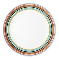 Origo's bold striped pattern adds a colorful accent to any table, and its pieces combine perfectly with other Iittala tableware to bring ambiance and upscale sophistication to any meal. Origo's timeless style and infinitely combinable form is a perfect example of lasting, functional design that transcends trends.