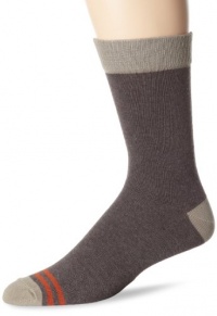 Pact Men's Recycled Brown Crew Sock